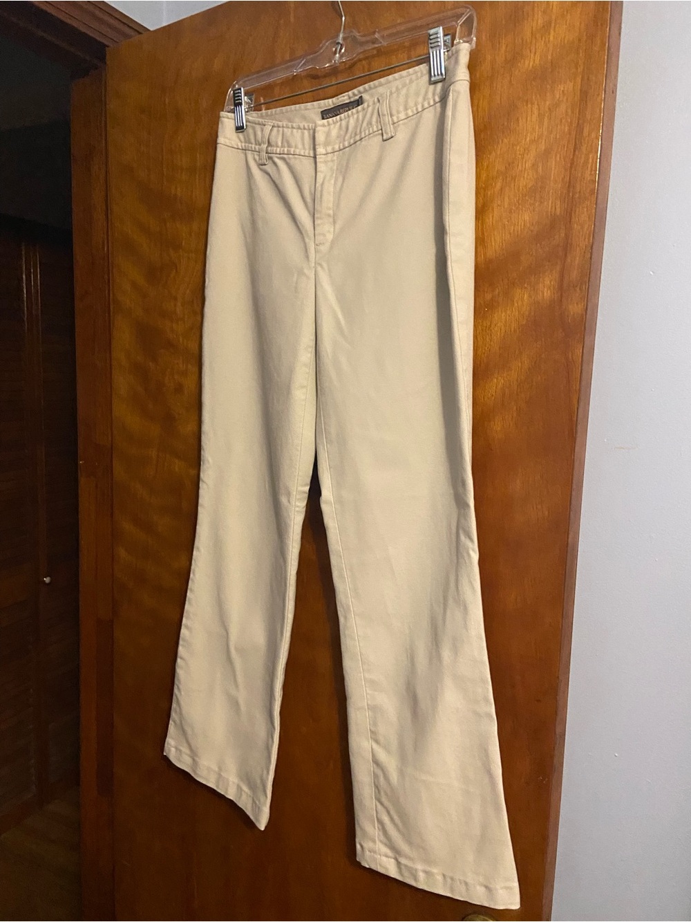 Banana Republic Cream Straight-Leg Women's Trousers